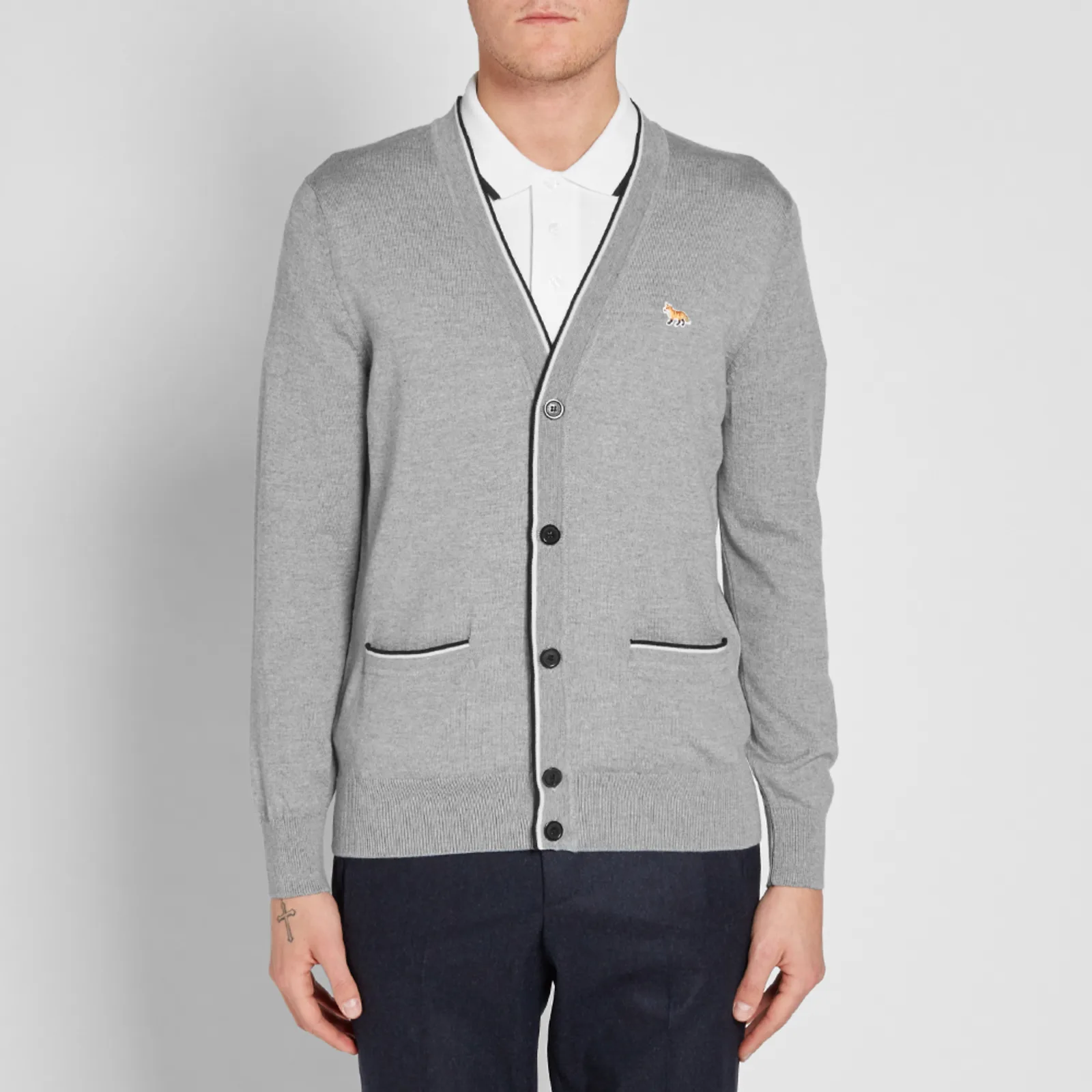 Maison Kitsuné Merino Classic Cardigan