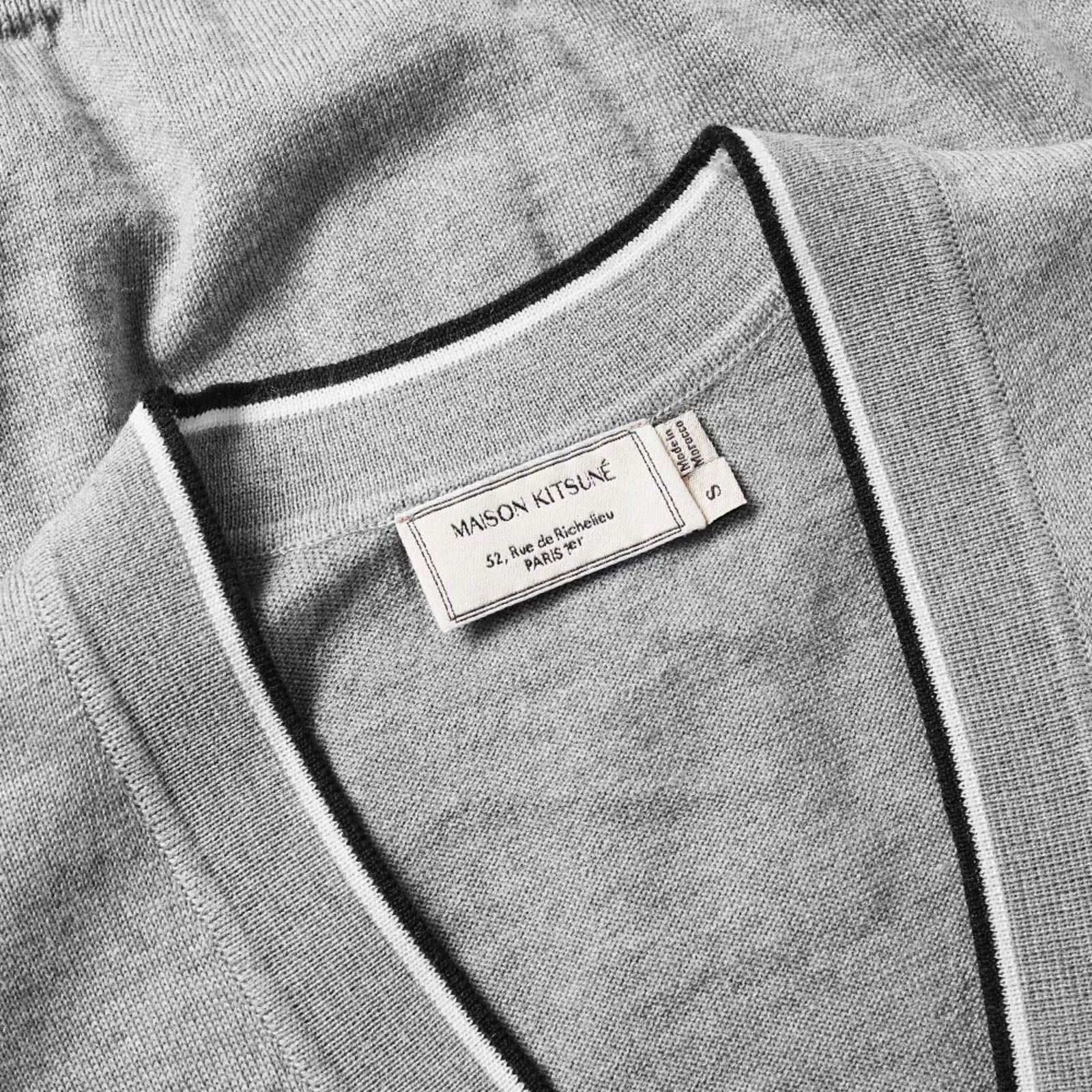 Maison Kitsuné Merino Classic Cardigan 6 Maison Kitsuné Merino Classic Cardigan