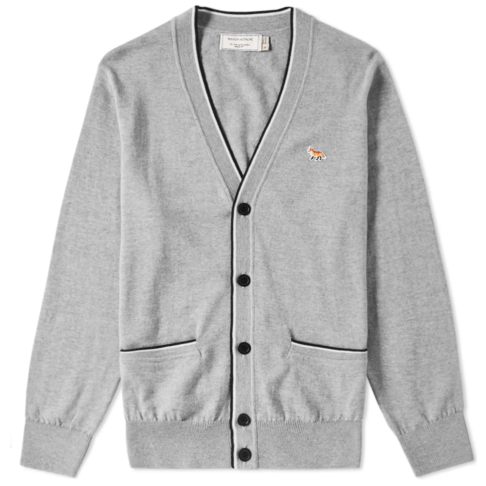 Maison Kitsuné Merino Classic Cardigan 8 Maison Kitsuné Merino Classic Cardigan