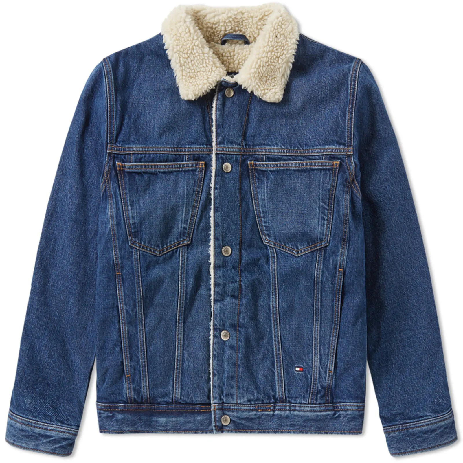 Tommy Jeans Denim Sherpa Jacket