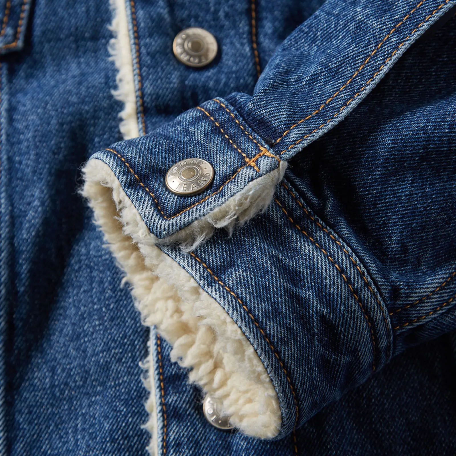 Tommy Jeans Denim Sherpa Jacket