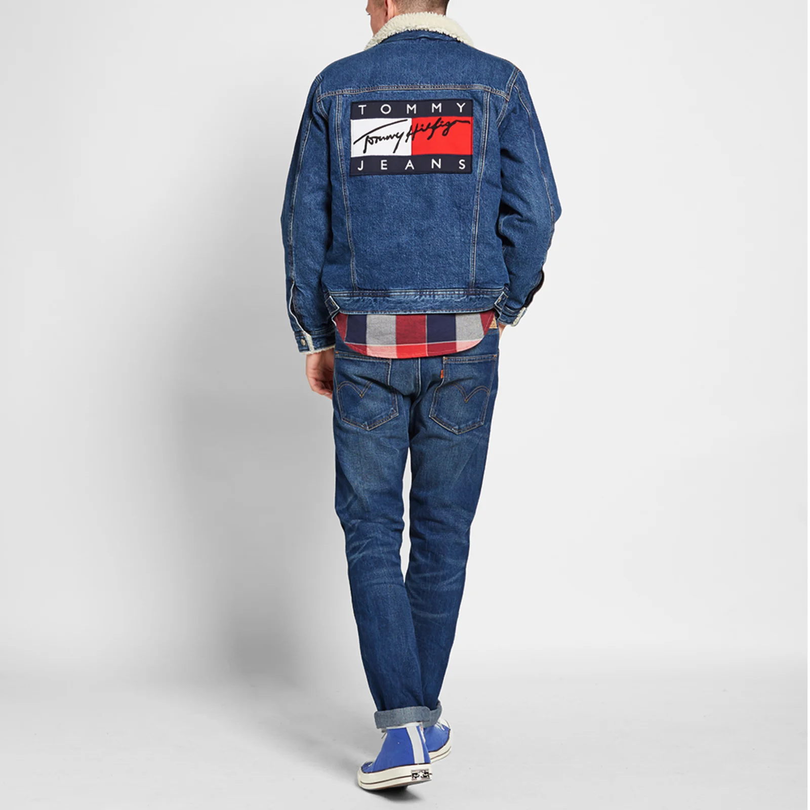 Tommy Jeans Denim Sherpa Jacket