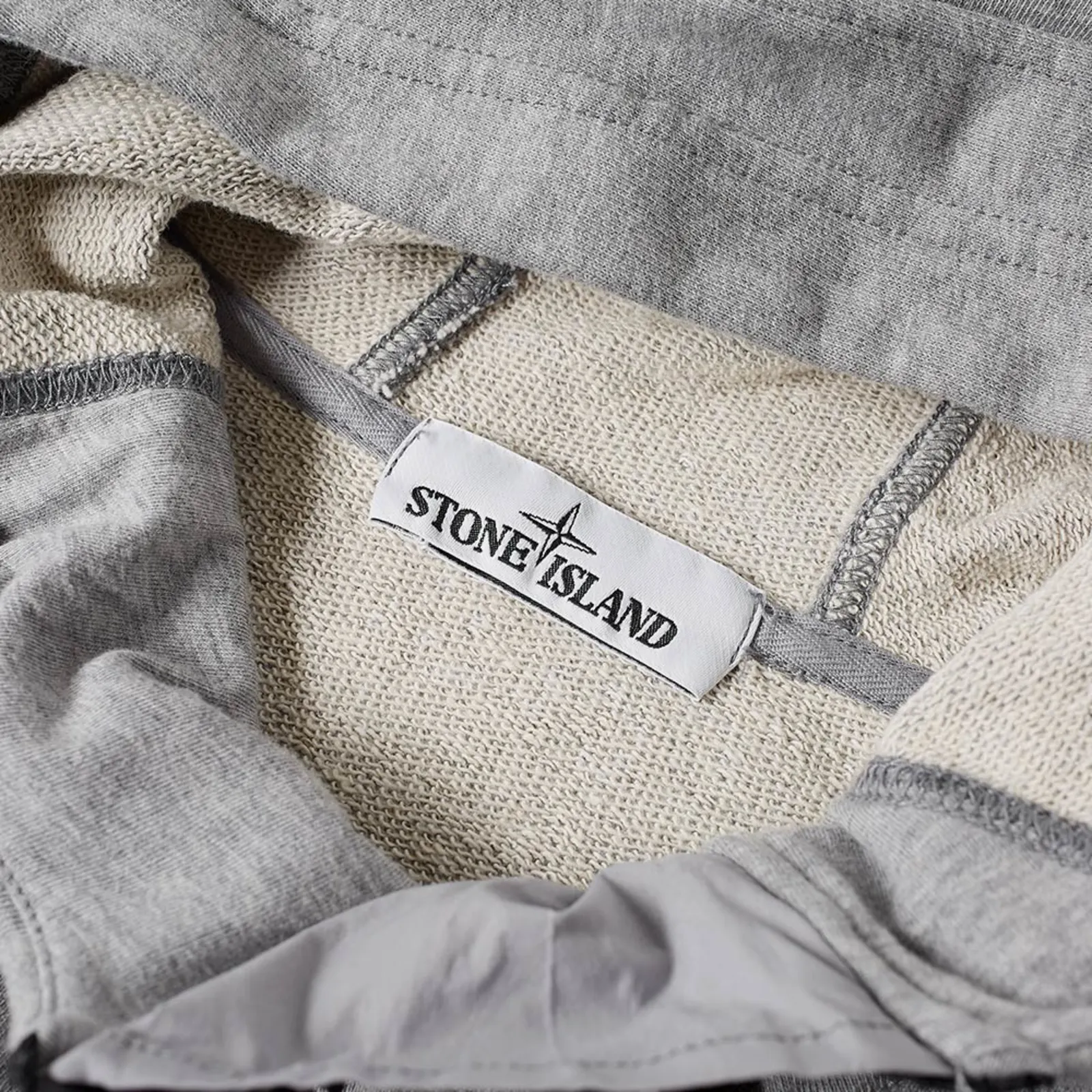Stone Island Garment Dyed Half Zip Hoody