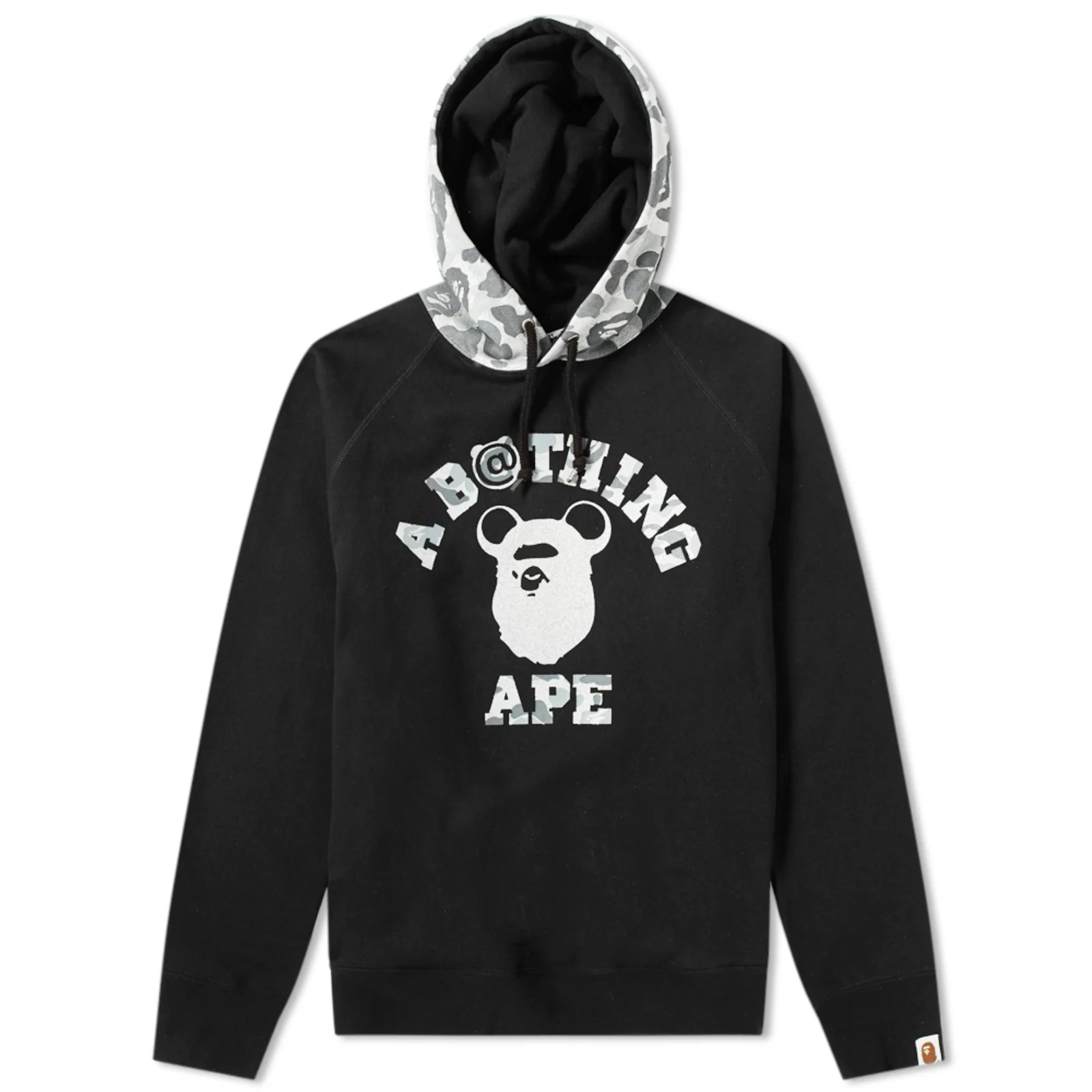 A Bathing Ape x Medicom Ape Head Be@r College Pullover Hoody