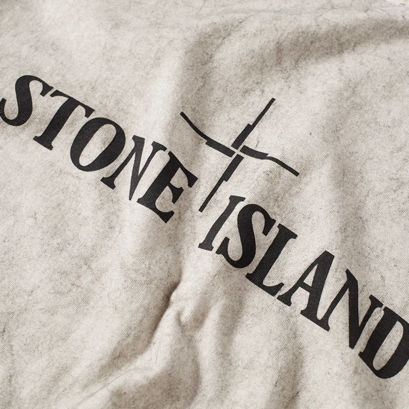 Stone Island Check Treated Logo Tee