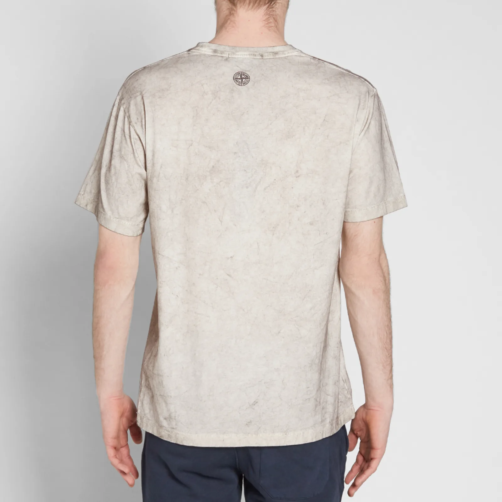 Stone Island Check Treated Logo Tee