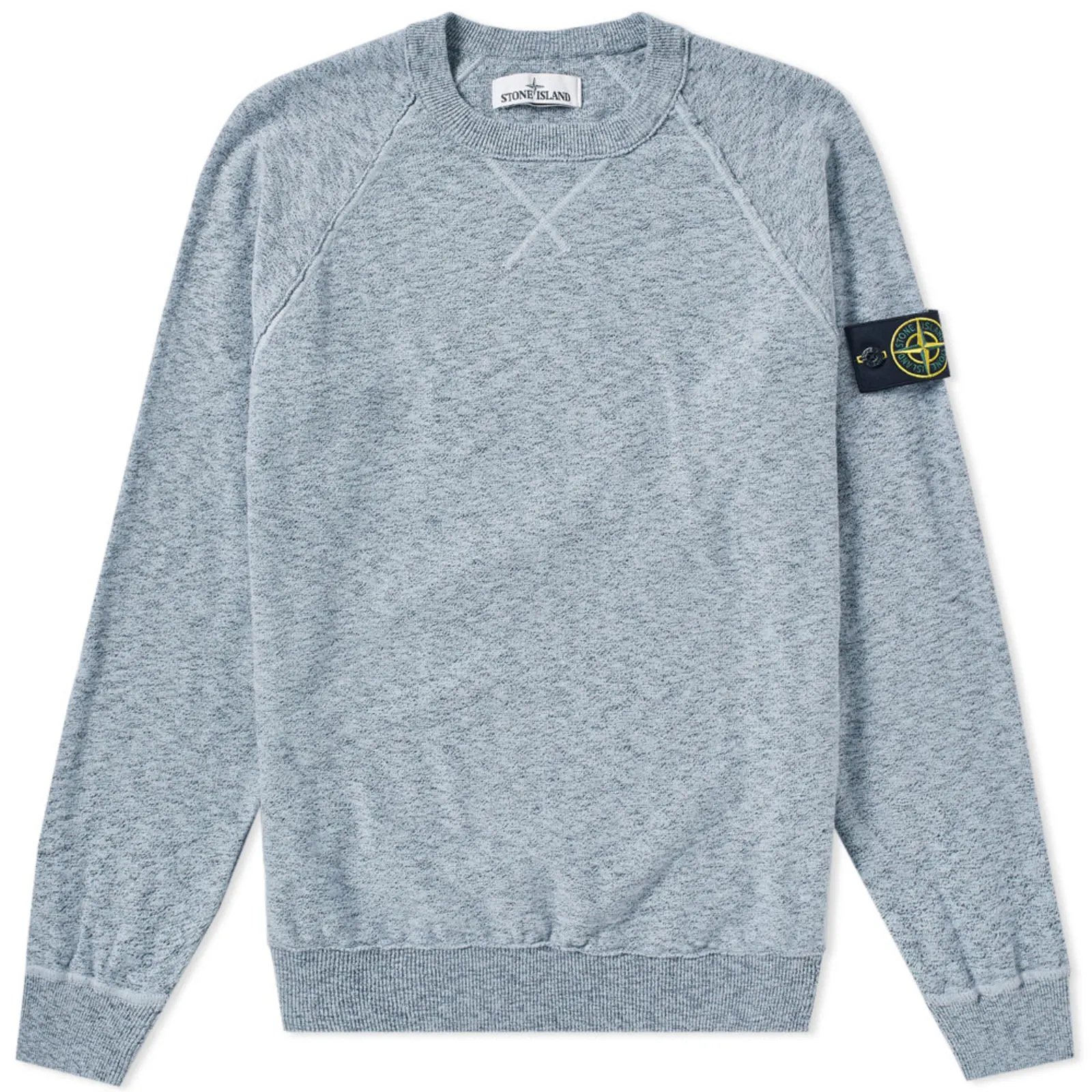 Stone Island Cotton Nylon Rosato Crew Neck Knit