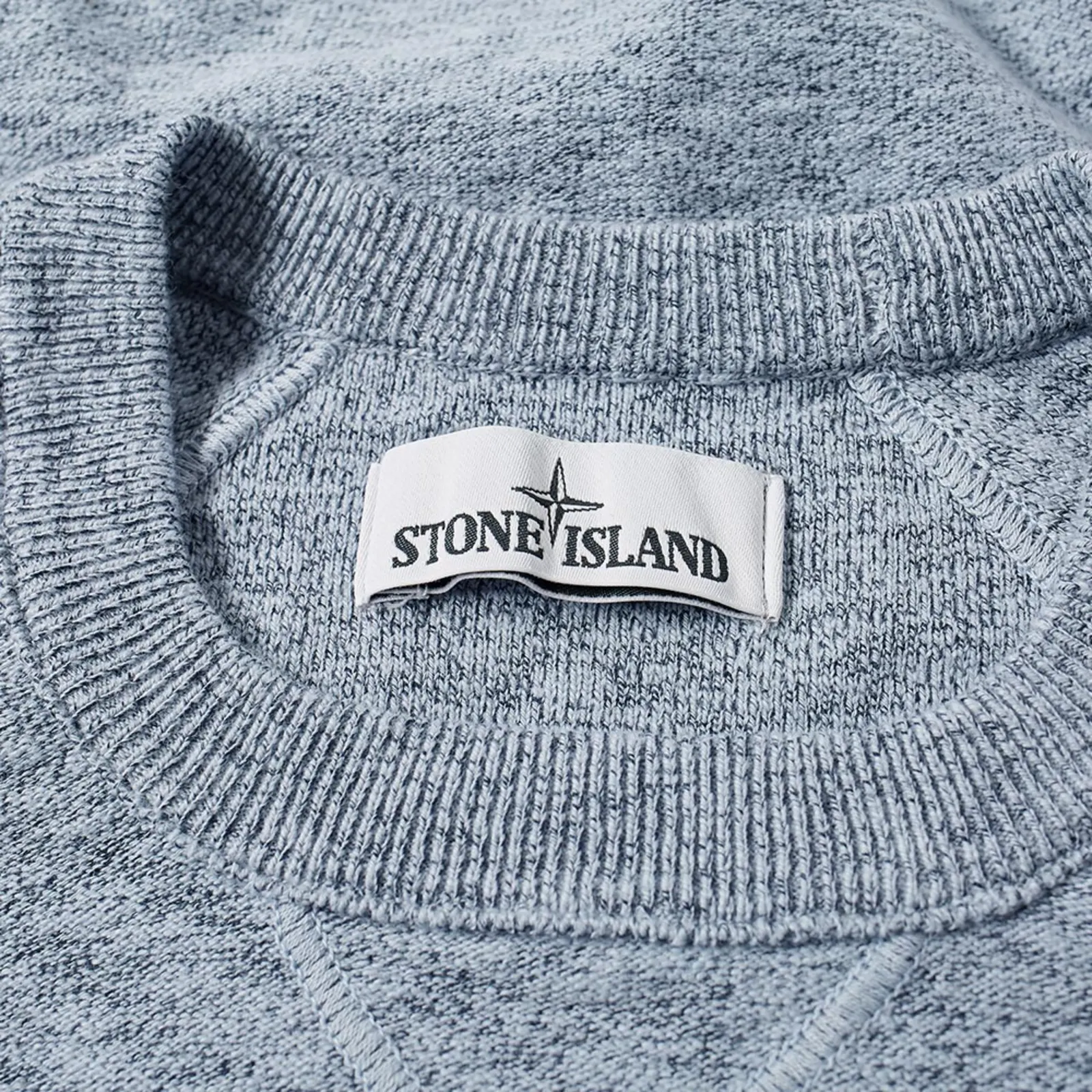 Stone Island Cotton Nylon Rosato Crew Neck Knit