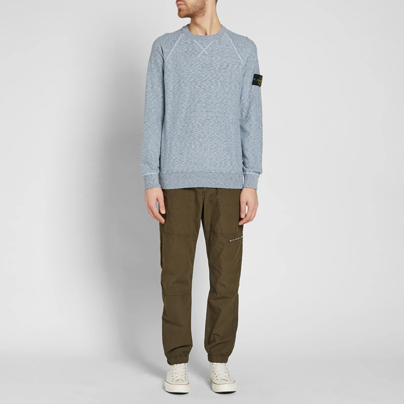 Stone Island Cotton Nylon Rosato Crew Neck Knit 8 Stone Island Cotton Nylon Rosato Crew Neck Knit