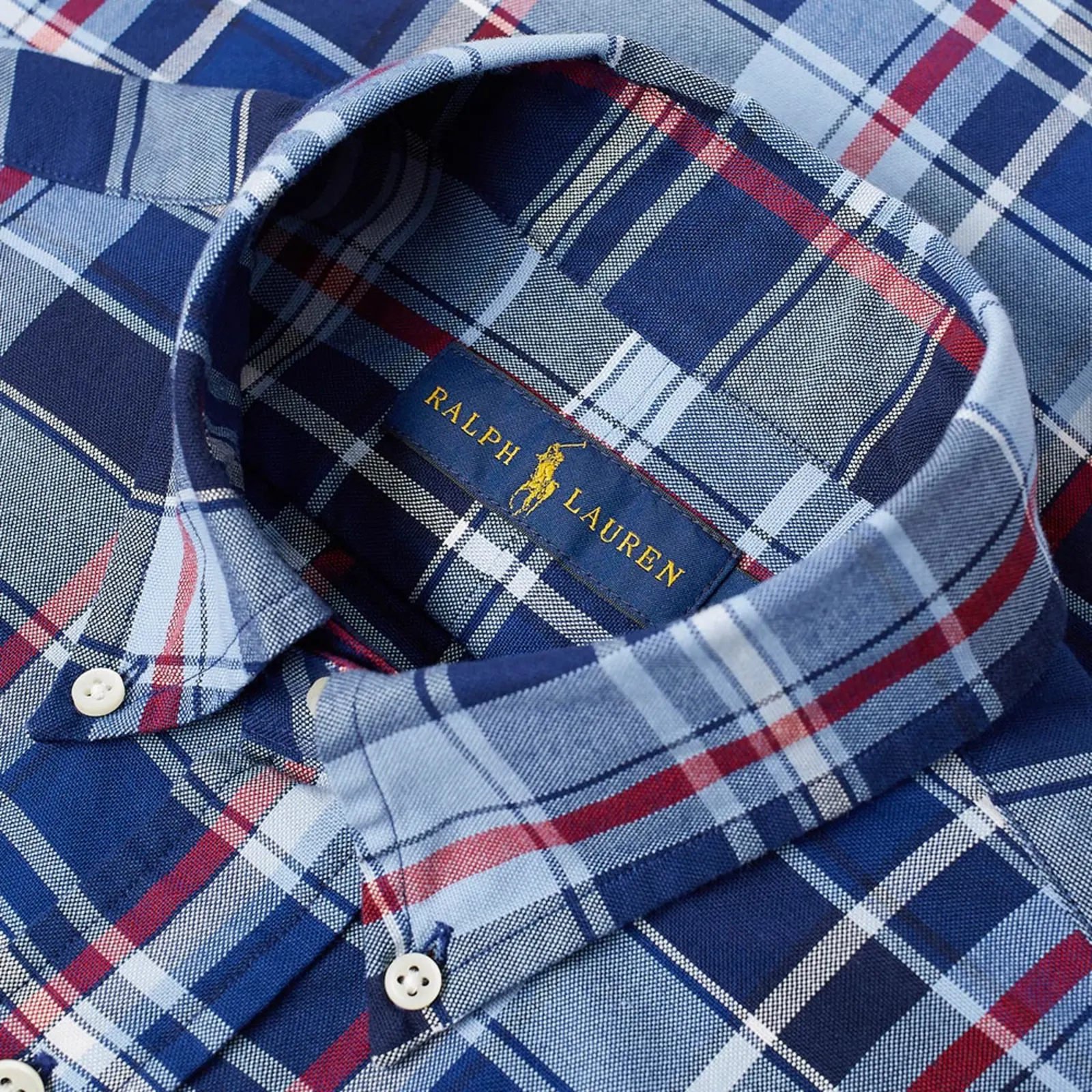Polo Ralph Lauren Button Down Short Sleeve Oxford Check Shirt