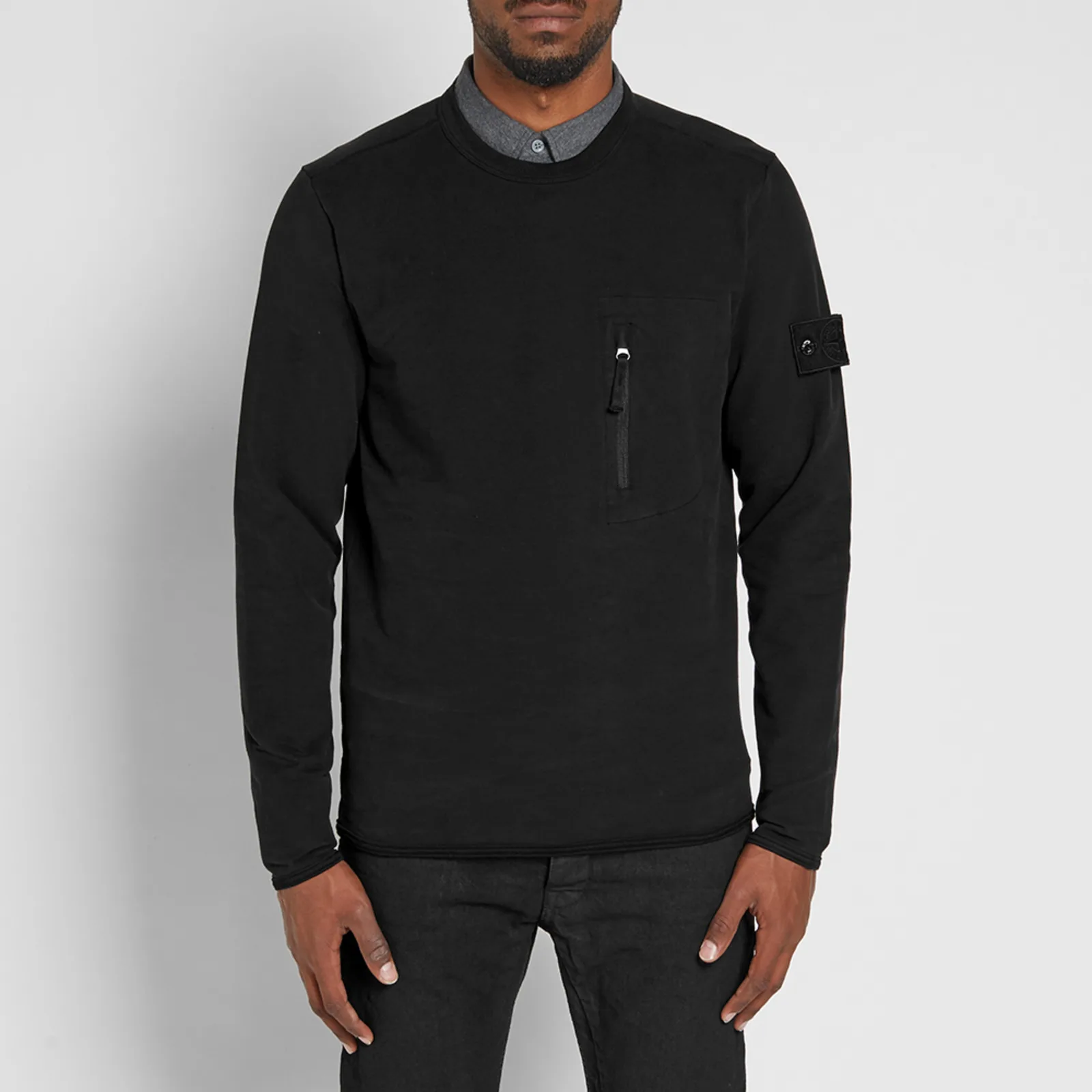 Stone Island Garment Dyed Ghost Crew Sweat