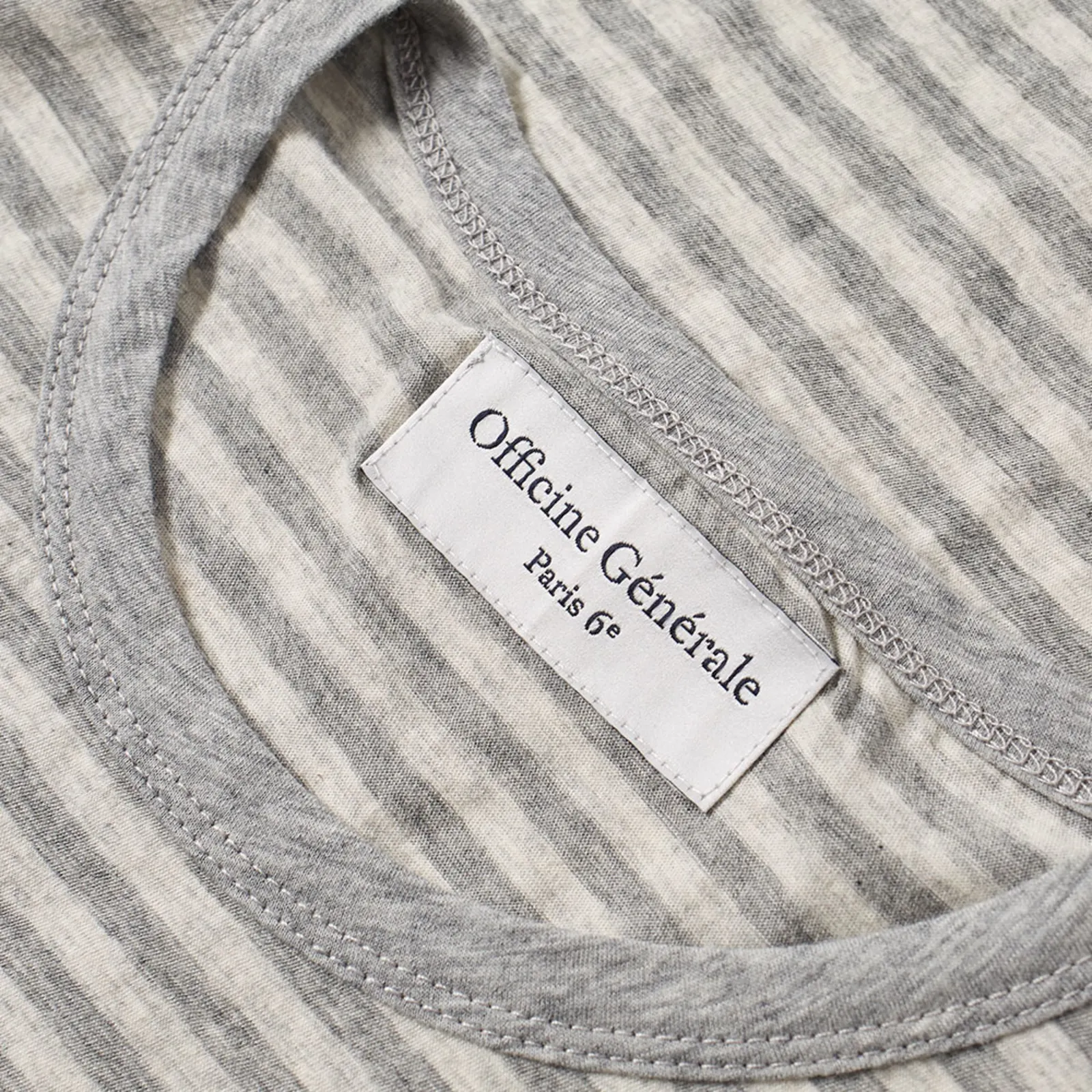 Officine Générale Japanese Jersey Stripe Tee
