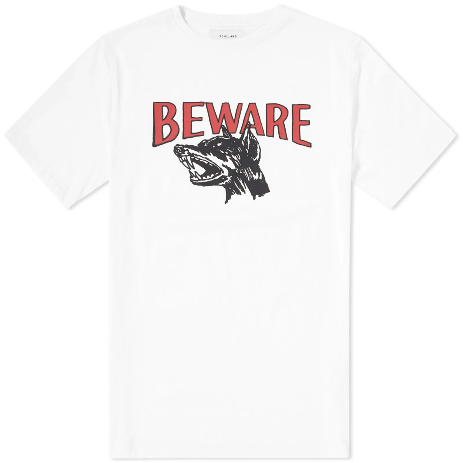 Soulland Kyle Beware Print Tee
