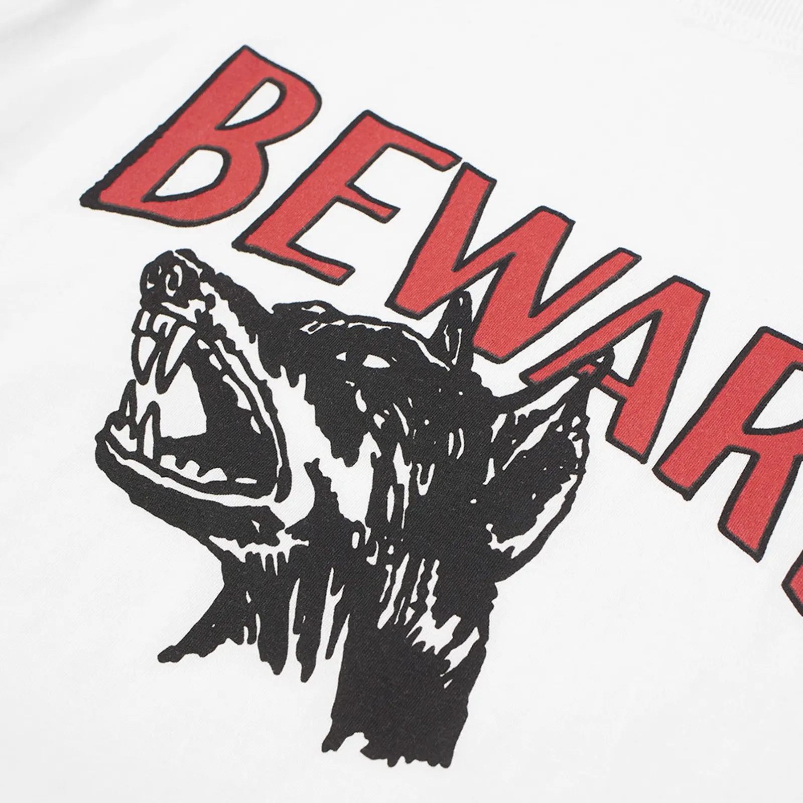 Soulland Kyle Beware Print Tee 3 Soulland Kyle Beware Print Tee