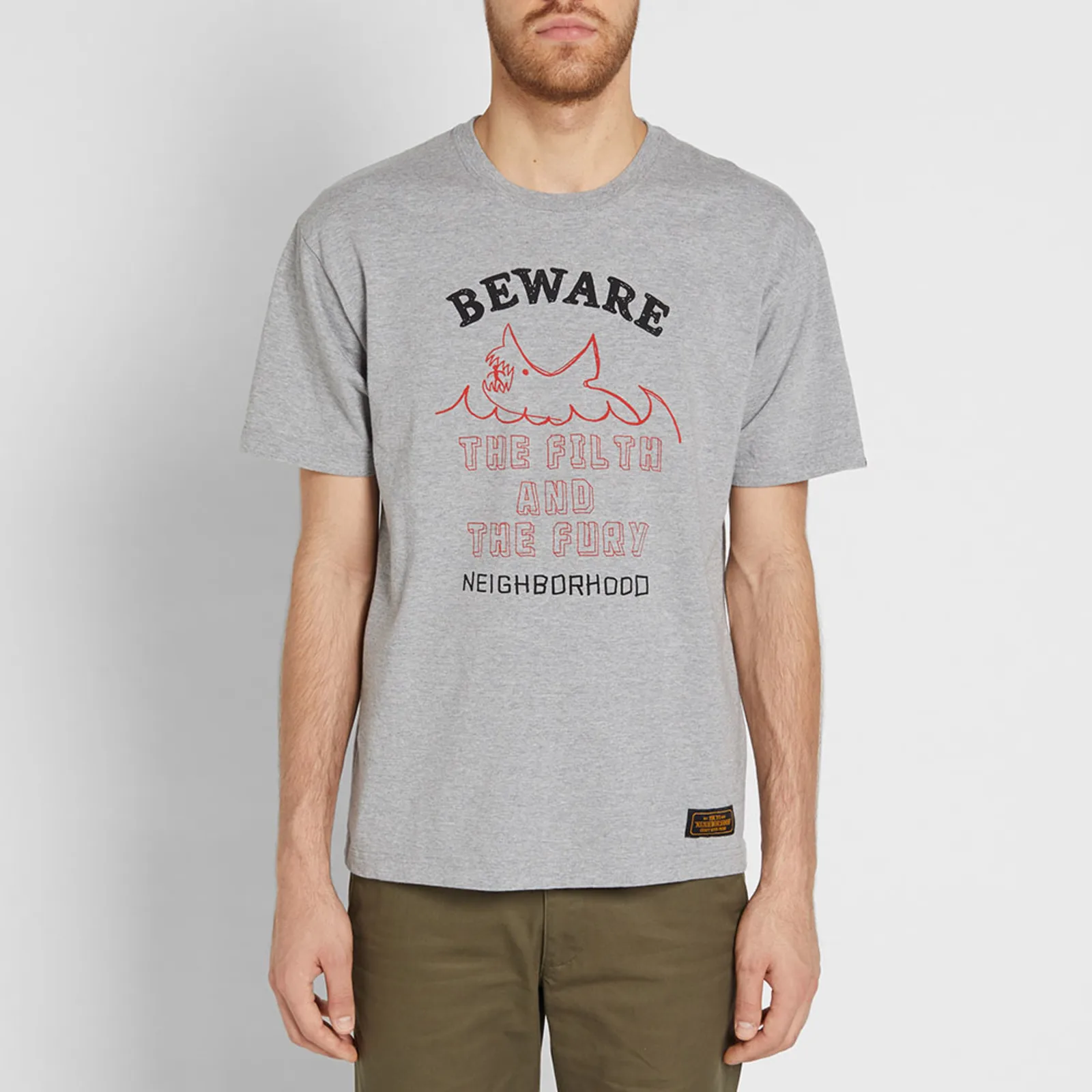 Neighborhood Beware Shark Tee
