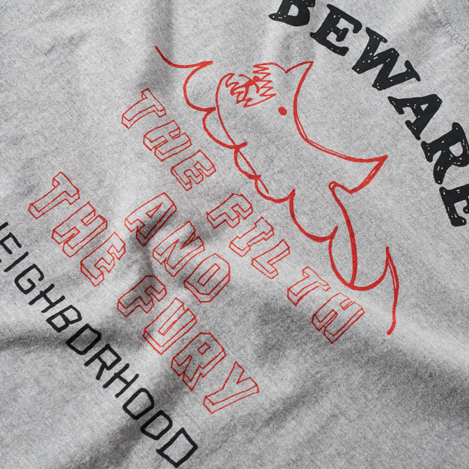 Neighborhood Beware Shark Tee