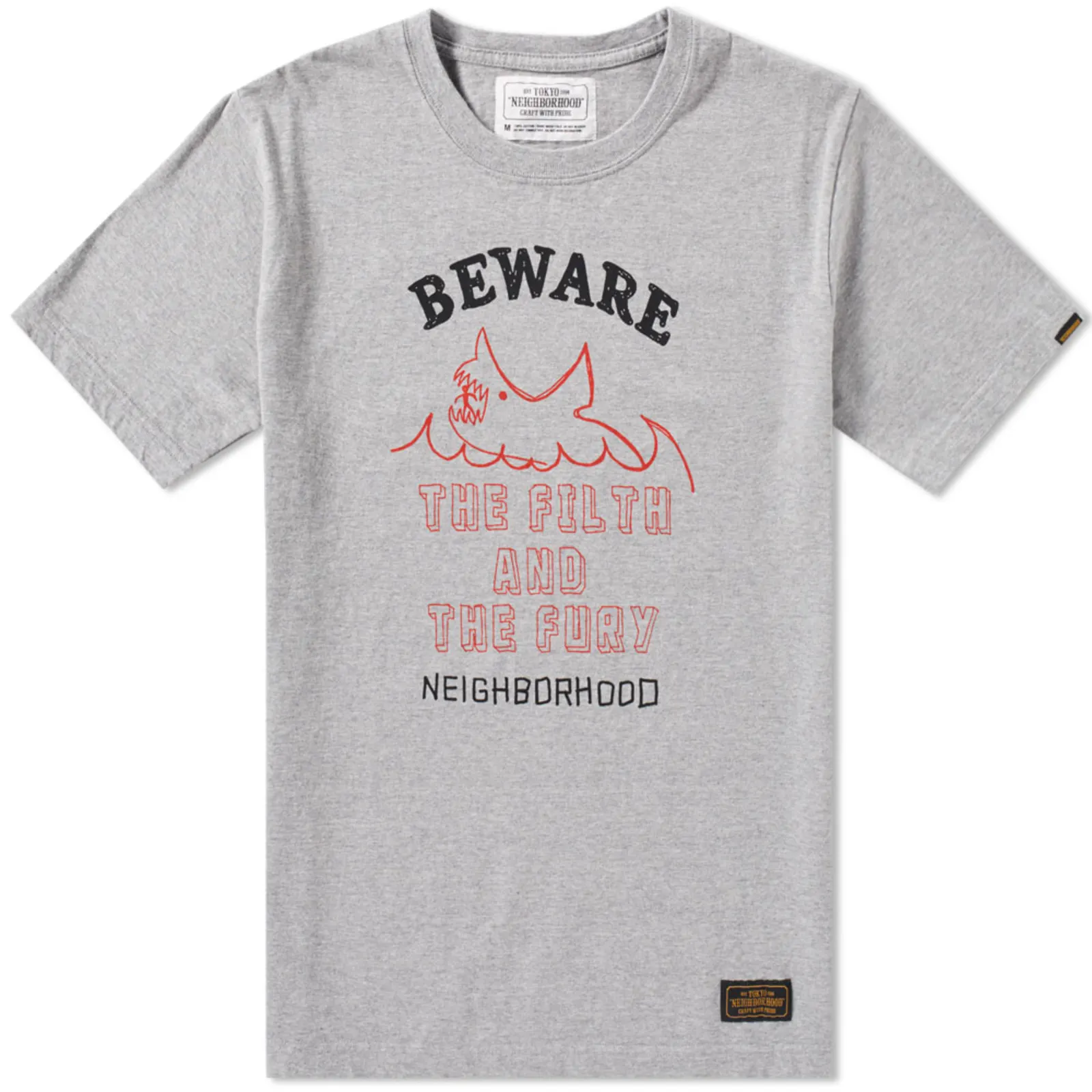 Neighborhood Beware Shark Tee