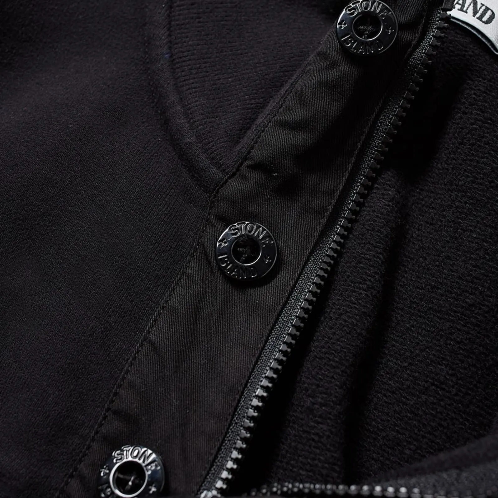 Stone Island Garment Dyed Half Zip Sweat