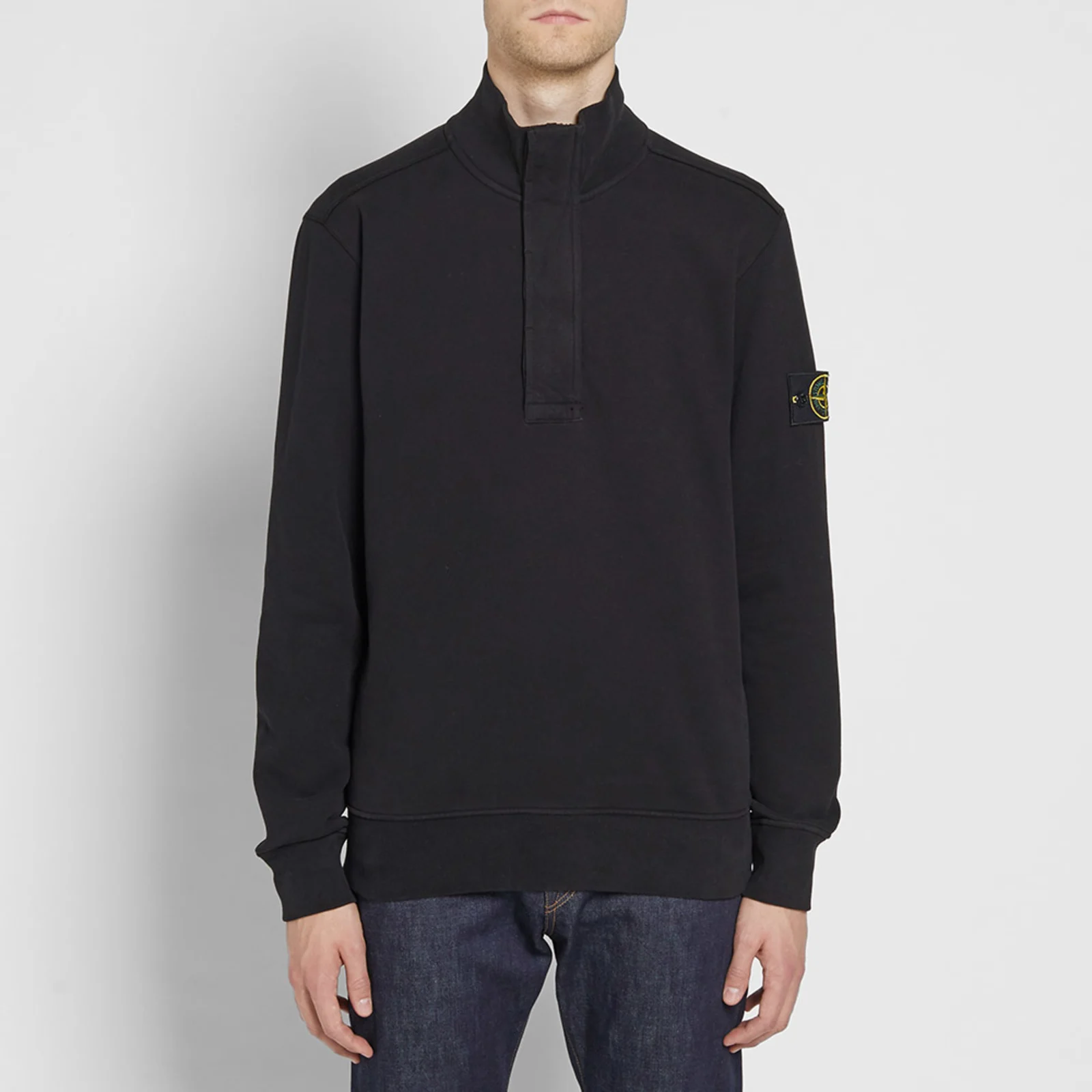 Stone Island Garment Dyed Half Zip Sweat 6 Stone Island Garment Dyed Half Zip Sweat