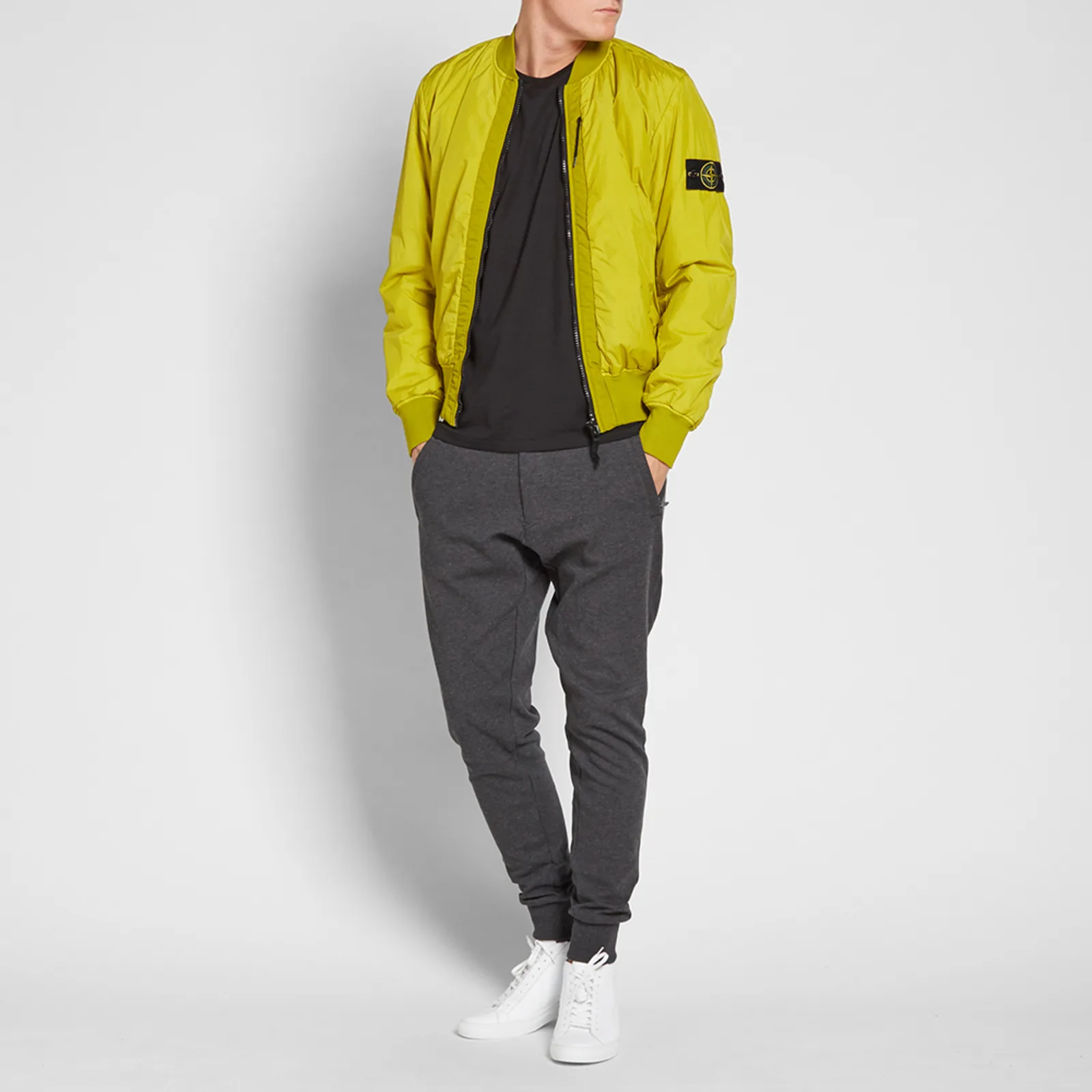 Stone Island Garment Dyed Crinkle Reps Bomber