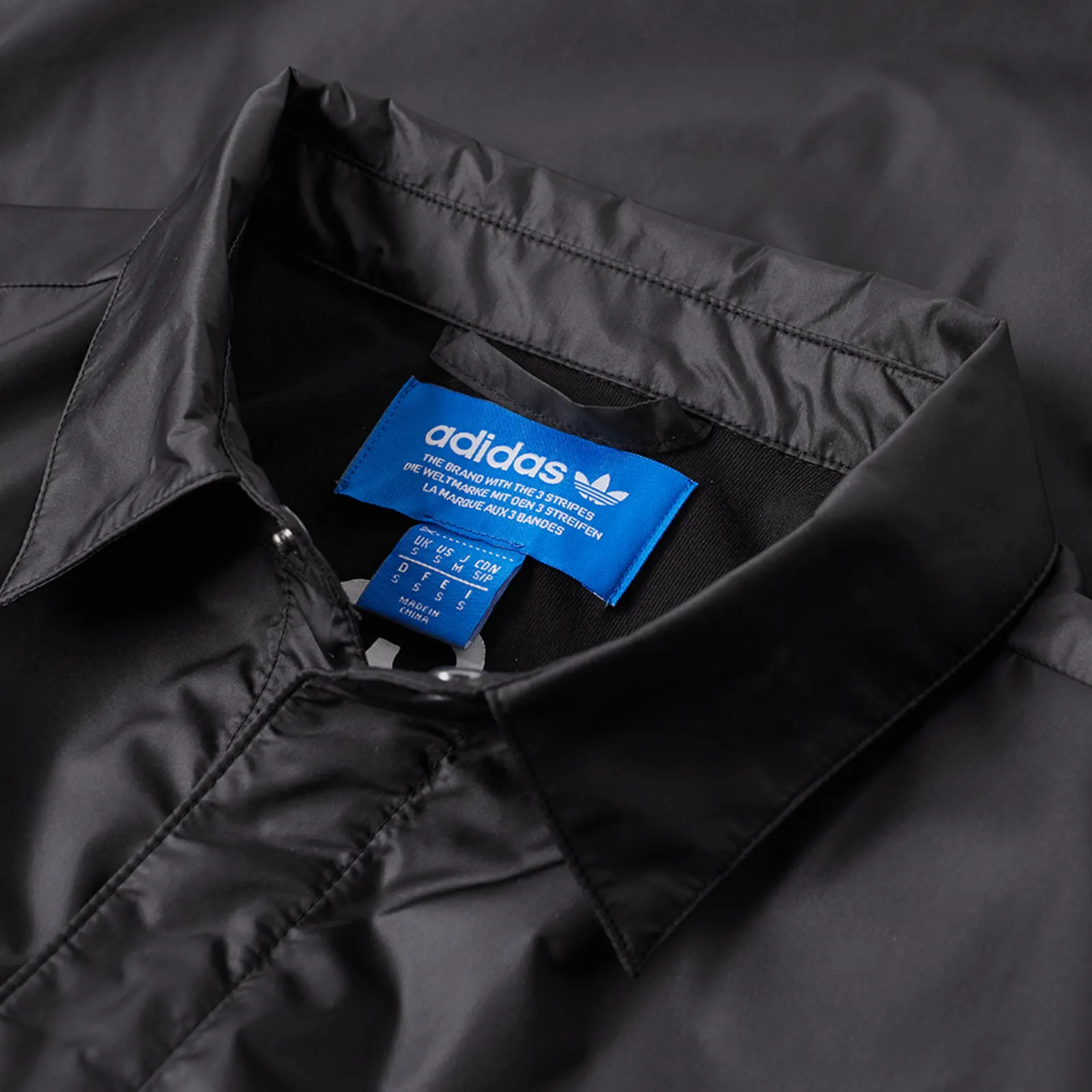 Adidas BLK/WVN Coach Jacket