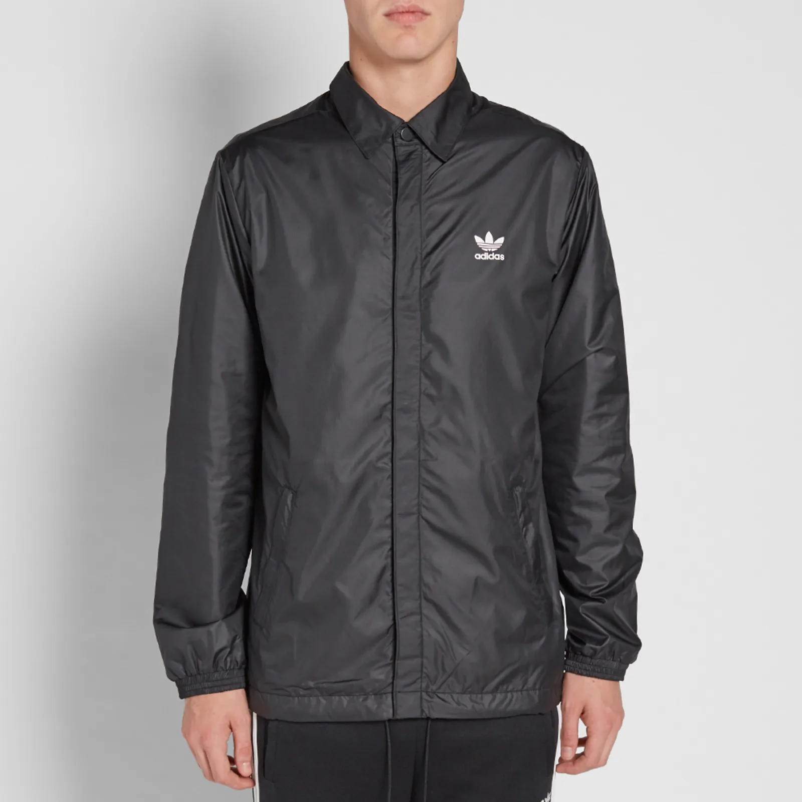 Adidas BLK/WVN Coach Jacket