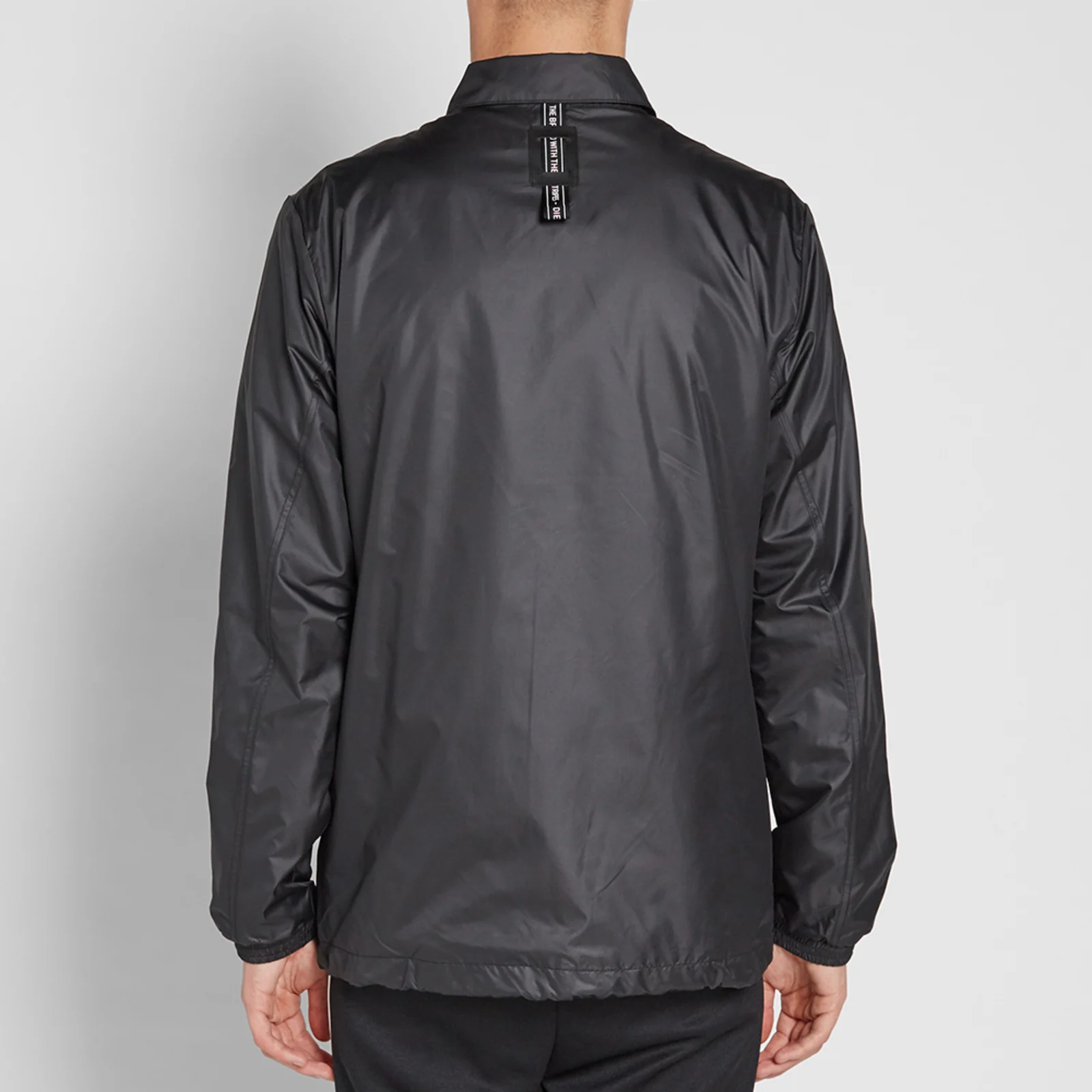 Adidas BLK/WVN Coach Jacket