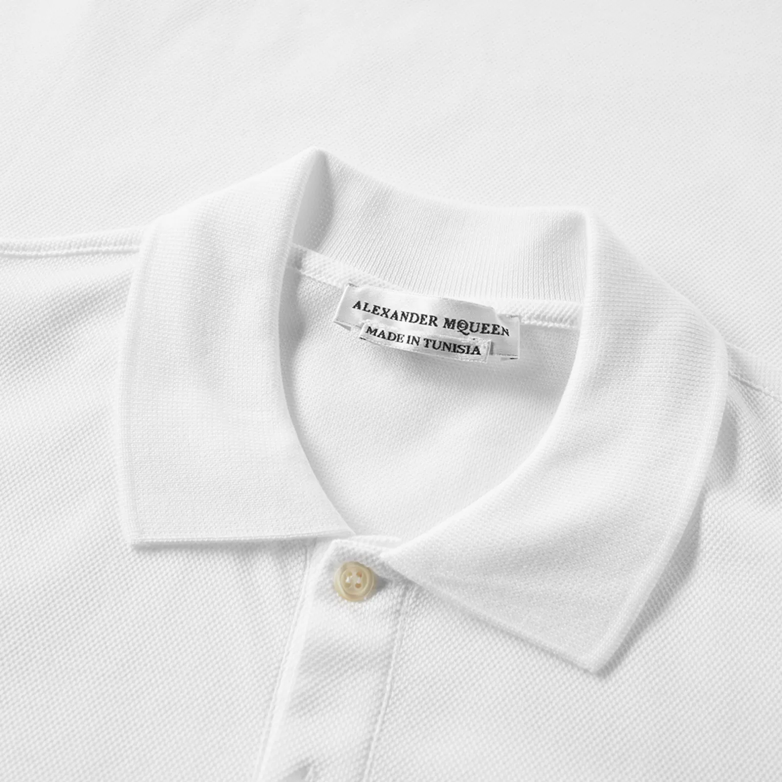 Alexander McQueen Embroidered Skull Polo