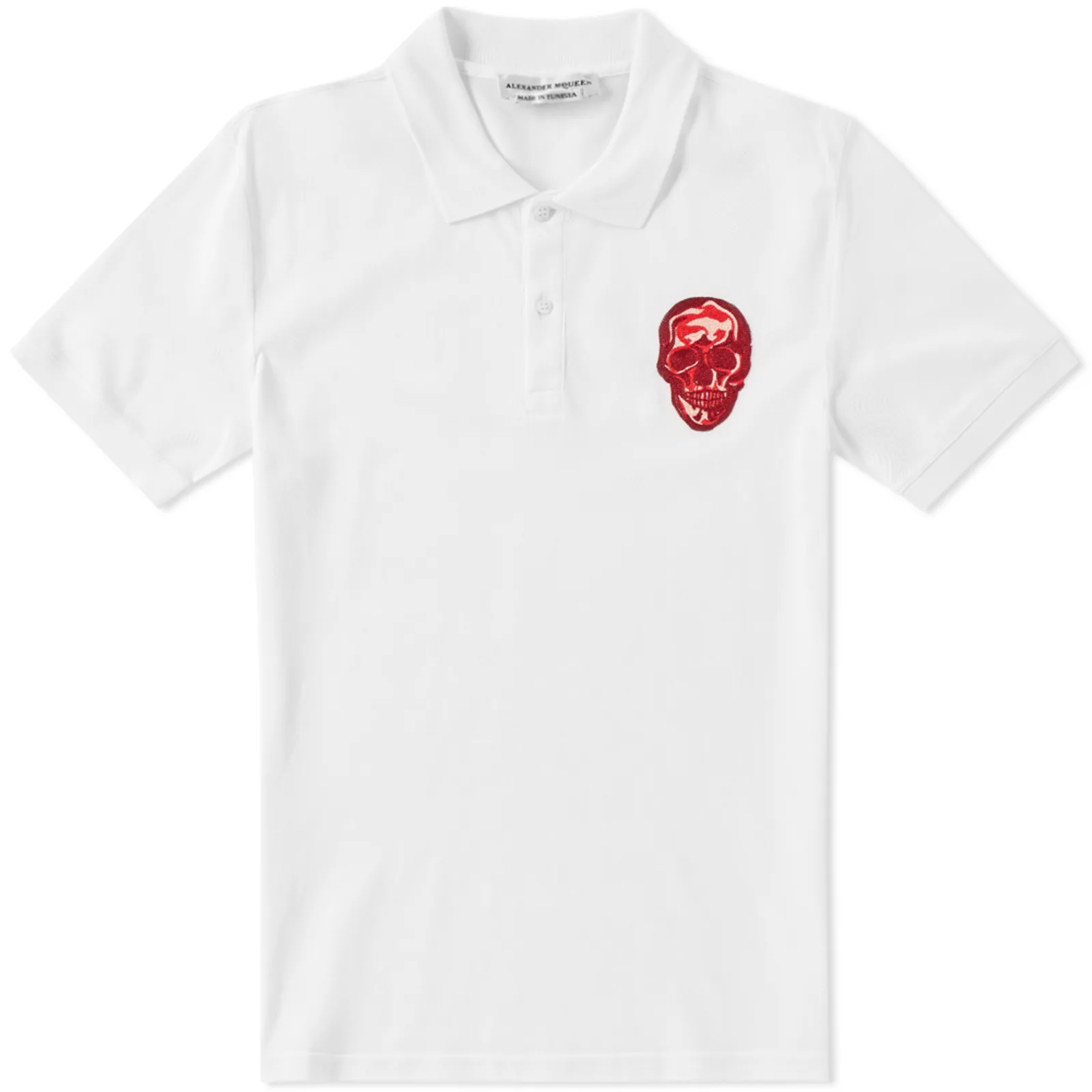Alexander McQueen Embroidered Skull Polo 3 Alexander McQueen Embroidered Skull Polo