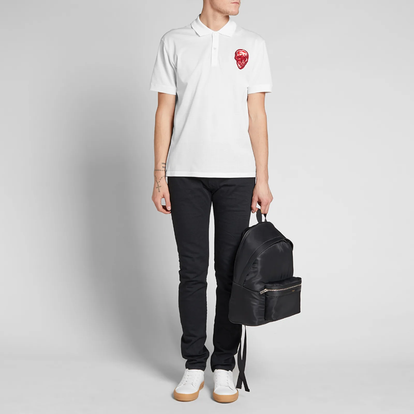 Alexander McQueen Embroidered Skull Polo 4 Alexander McQueen Embroidered Skull Polo