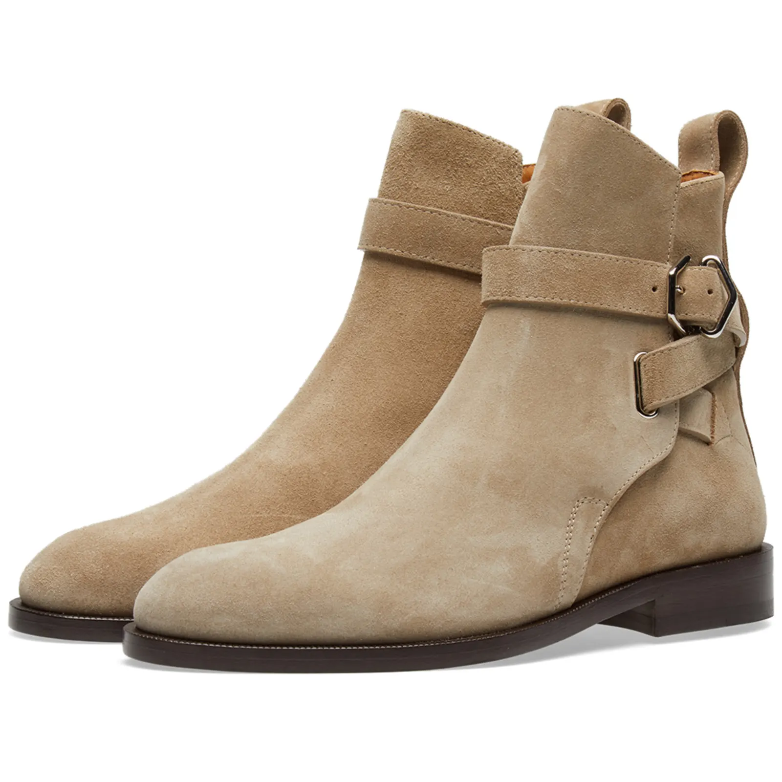 Acne Studios Julian Suede Buckle Ankle Boot