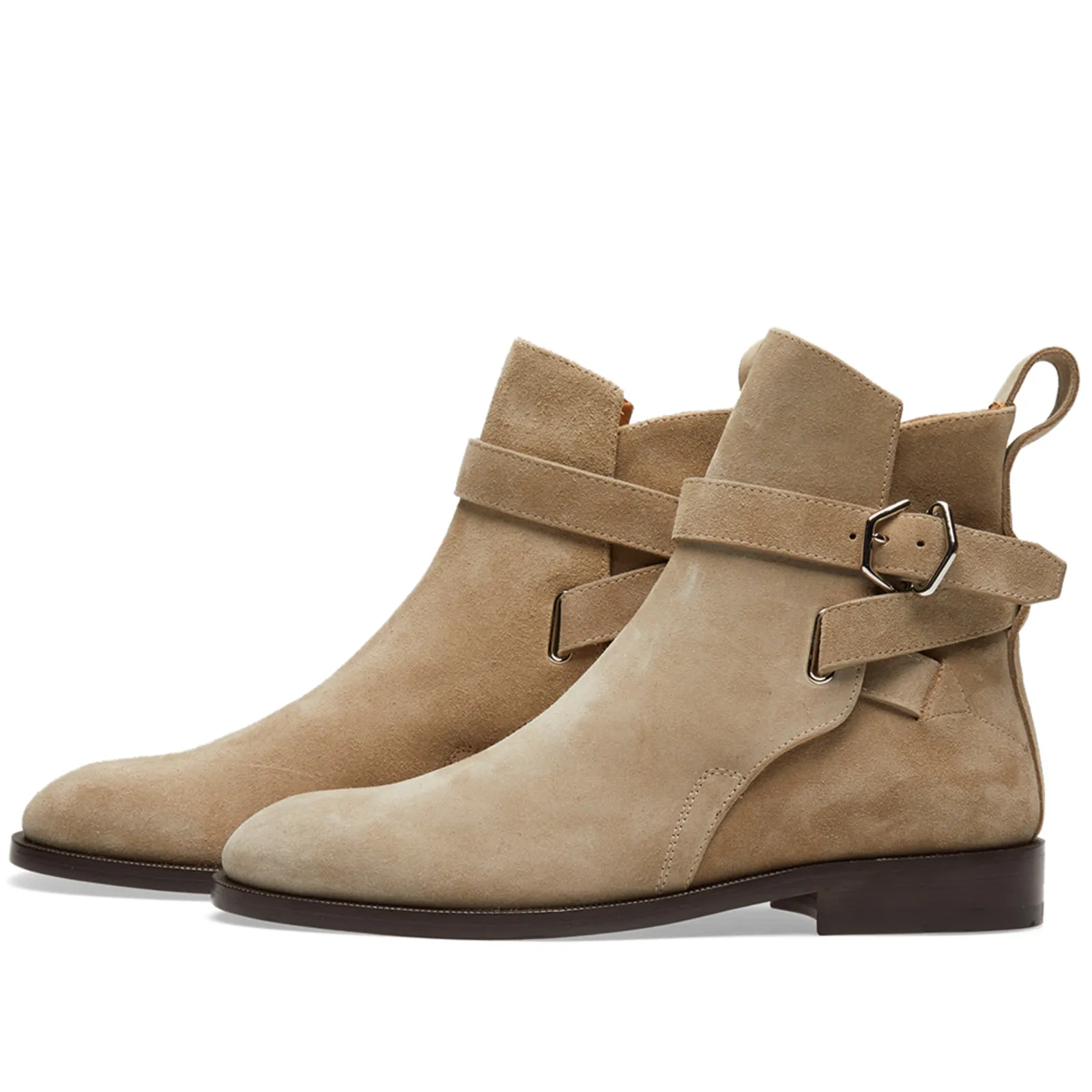 Acne Studios Julian Suede Buckle Ankle Boot