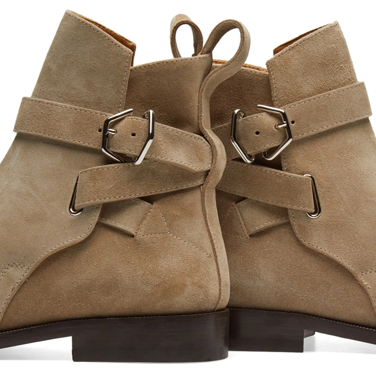 Acne Studios Julian Suede Buckle Ankle Boot