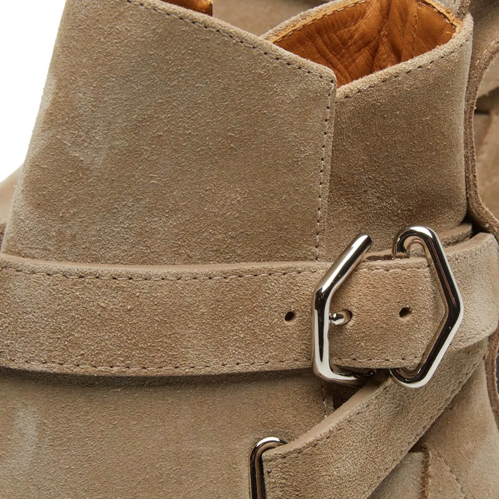 Acne Studios Julian Suede Buckle Ankle Boot