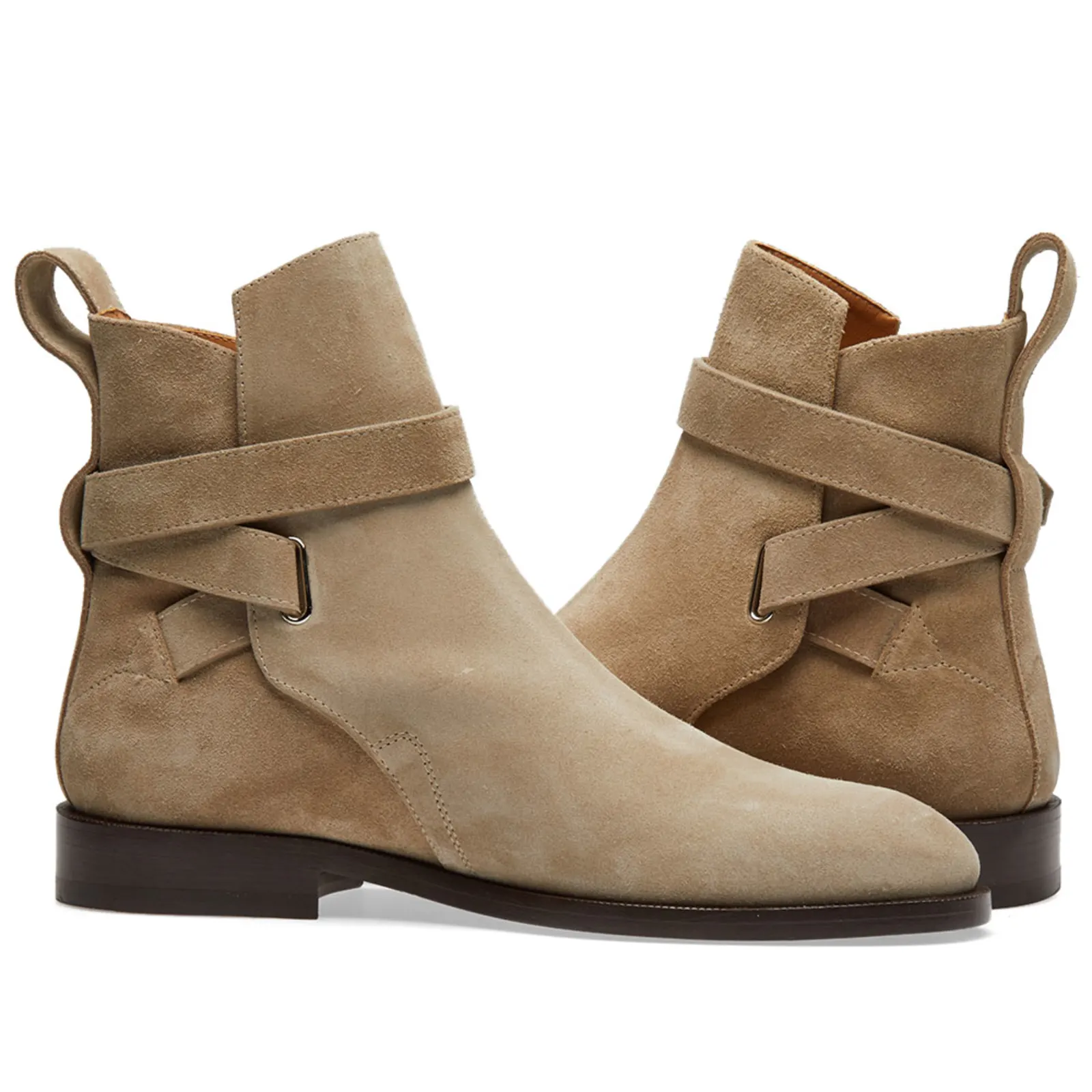 Acne Studios Julian Suede Buckle Ankle Boot