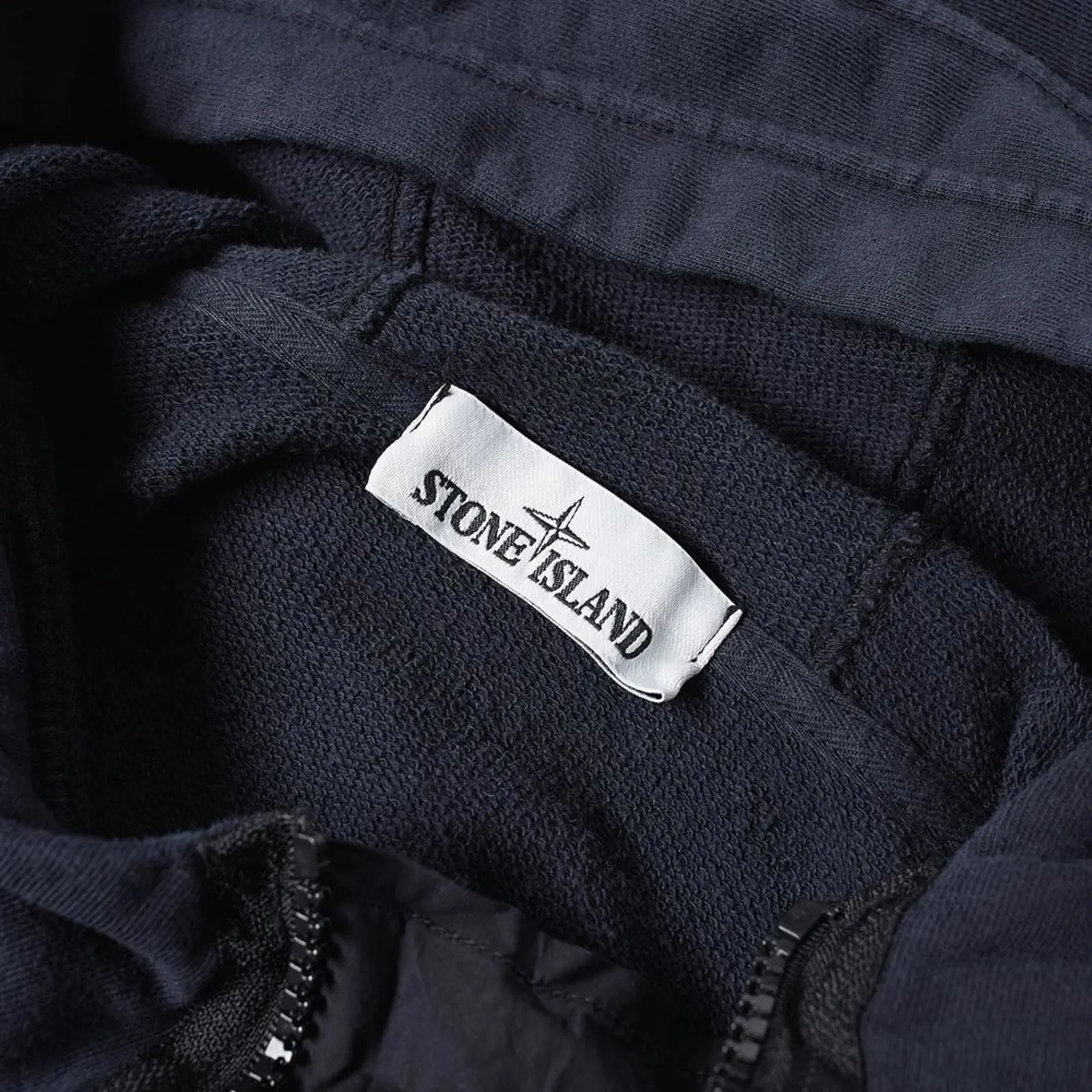 Stone Island Garment Dyed Half Zip Hoody