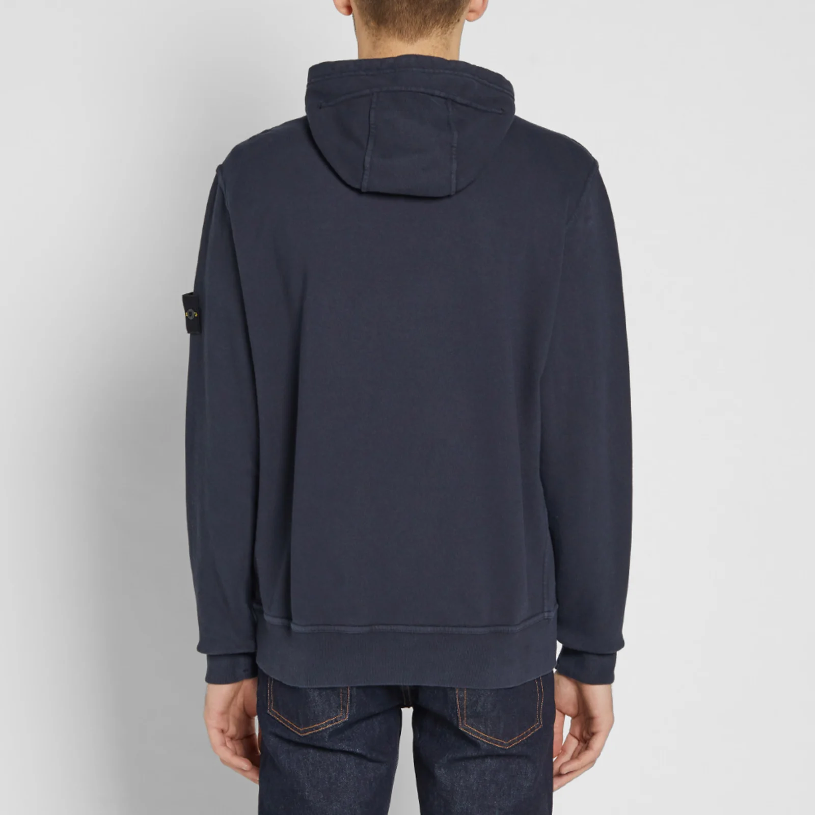 Stone Island Garment Dyed Half Zip Hoody