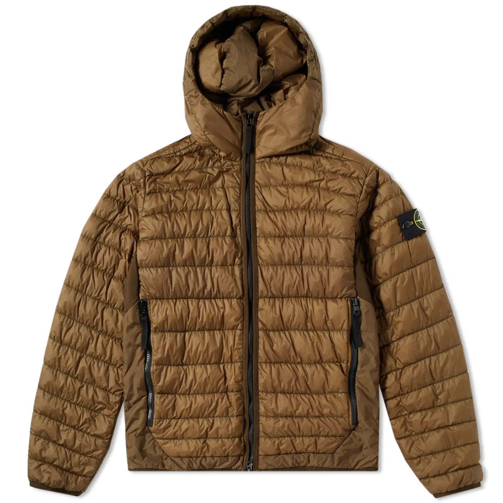 Stone Island Garment Dyed Micro Yarn Down Hooded Jacket