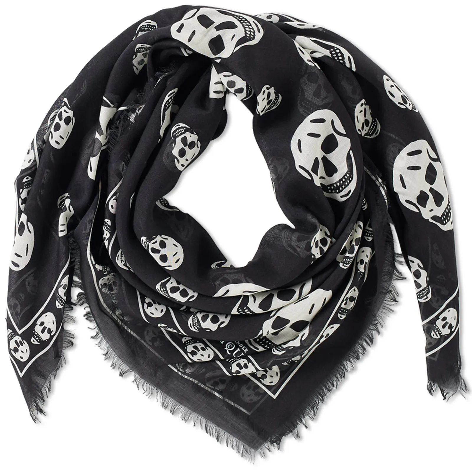 Alexander McQueen Classic Skull Pashmina