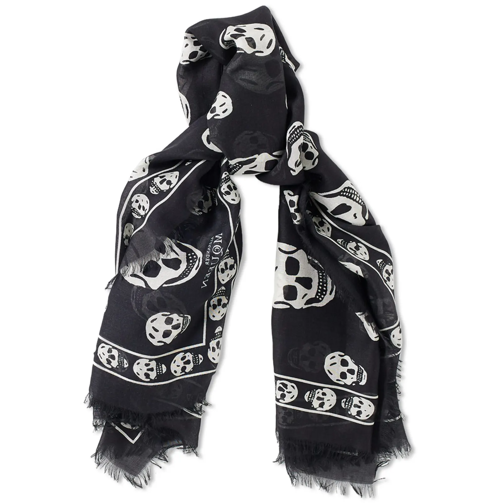 Alexander McQueen Classic Skull Pashmina