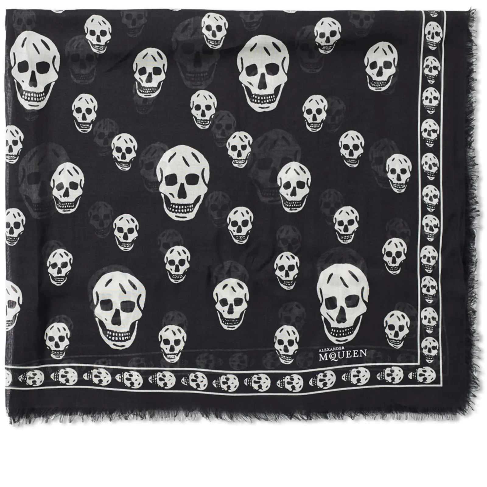 Alexander McQueen Classic Skull Pashmina