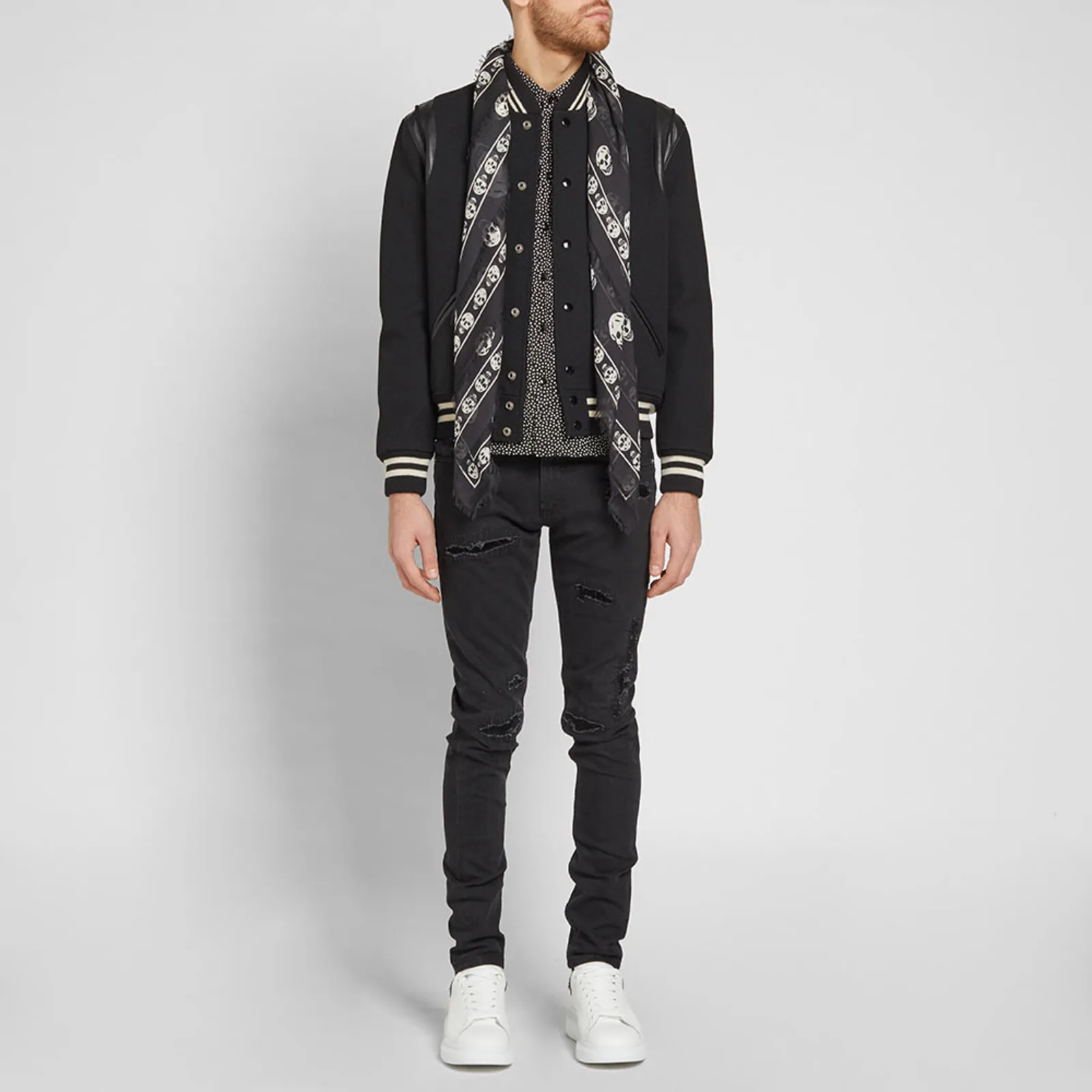 Alexander McQueen Classic Skull Pashmina