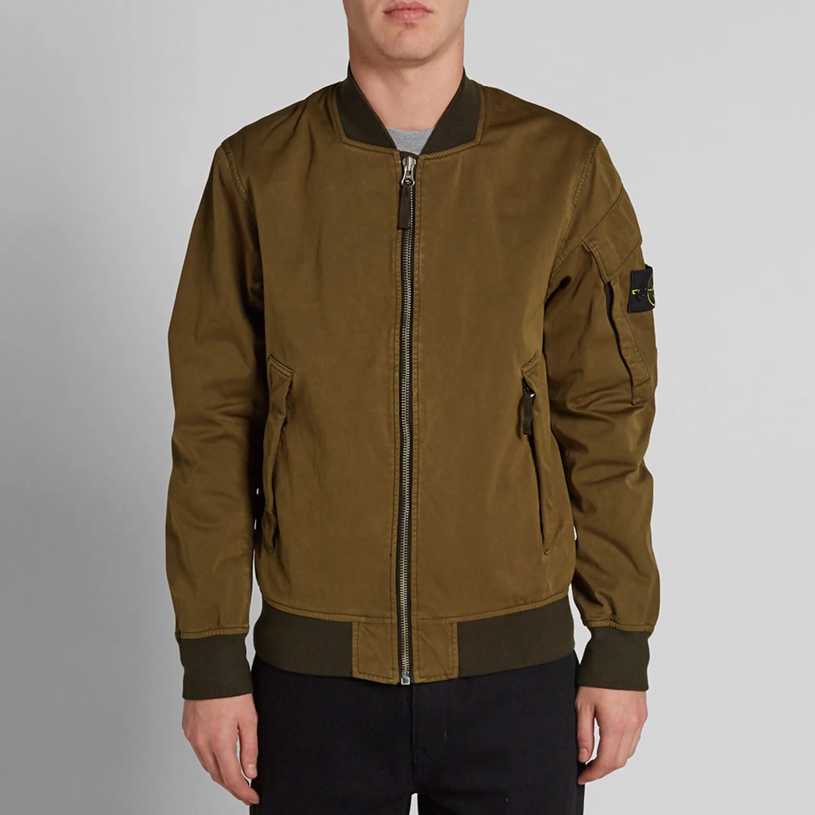 Stone Island David Jersey-TC Bomber Jacket