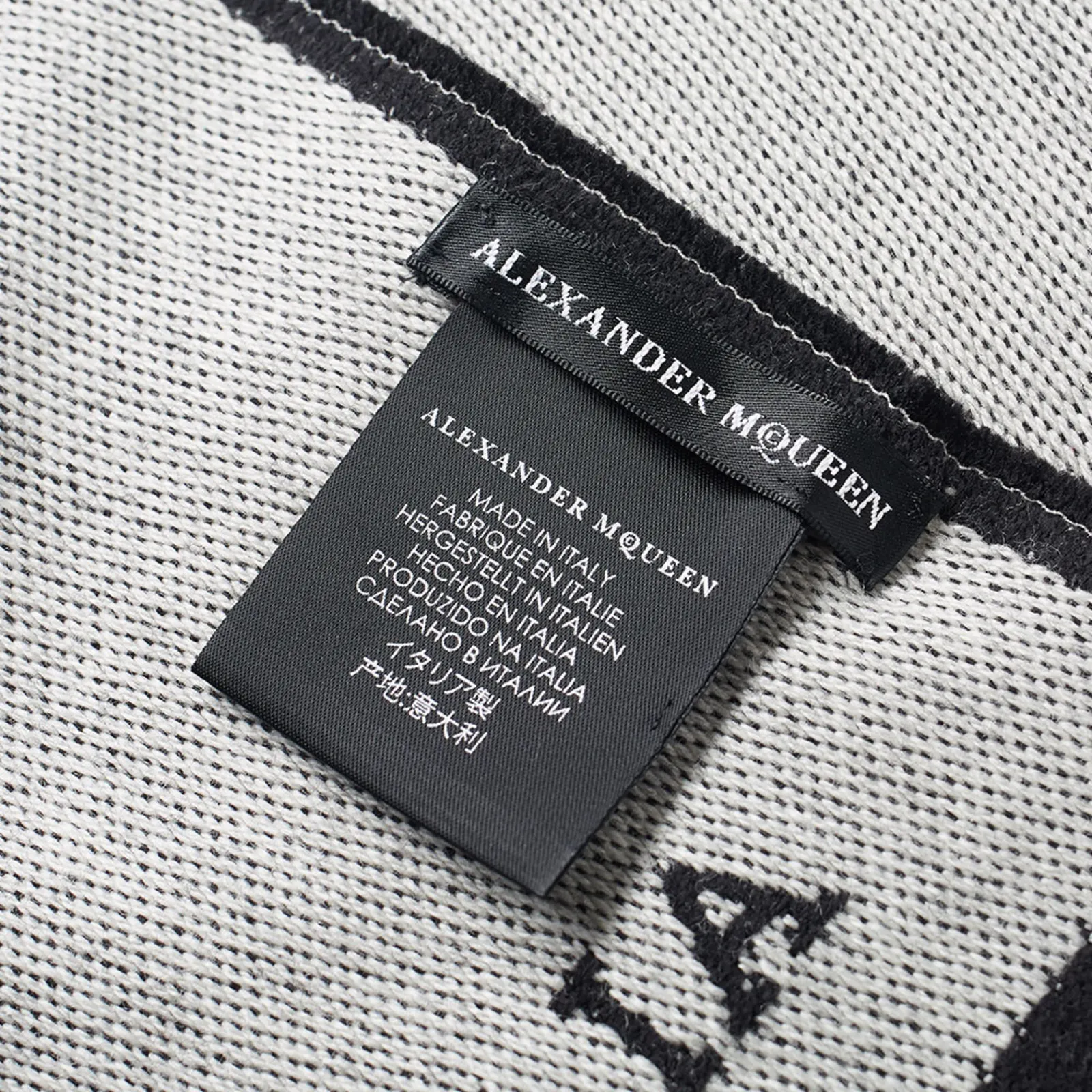 Alexander McQueen Large Skull Scarf