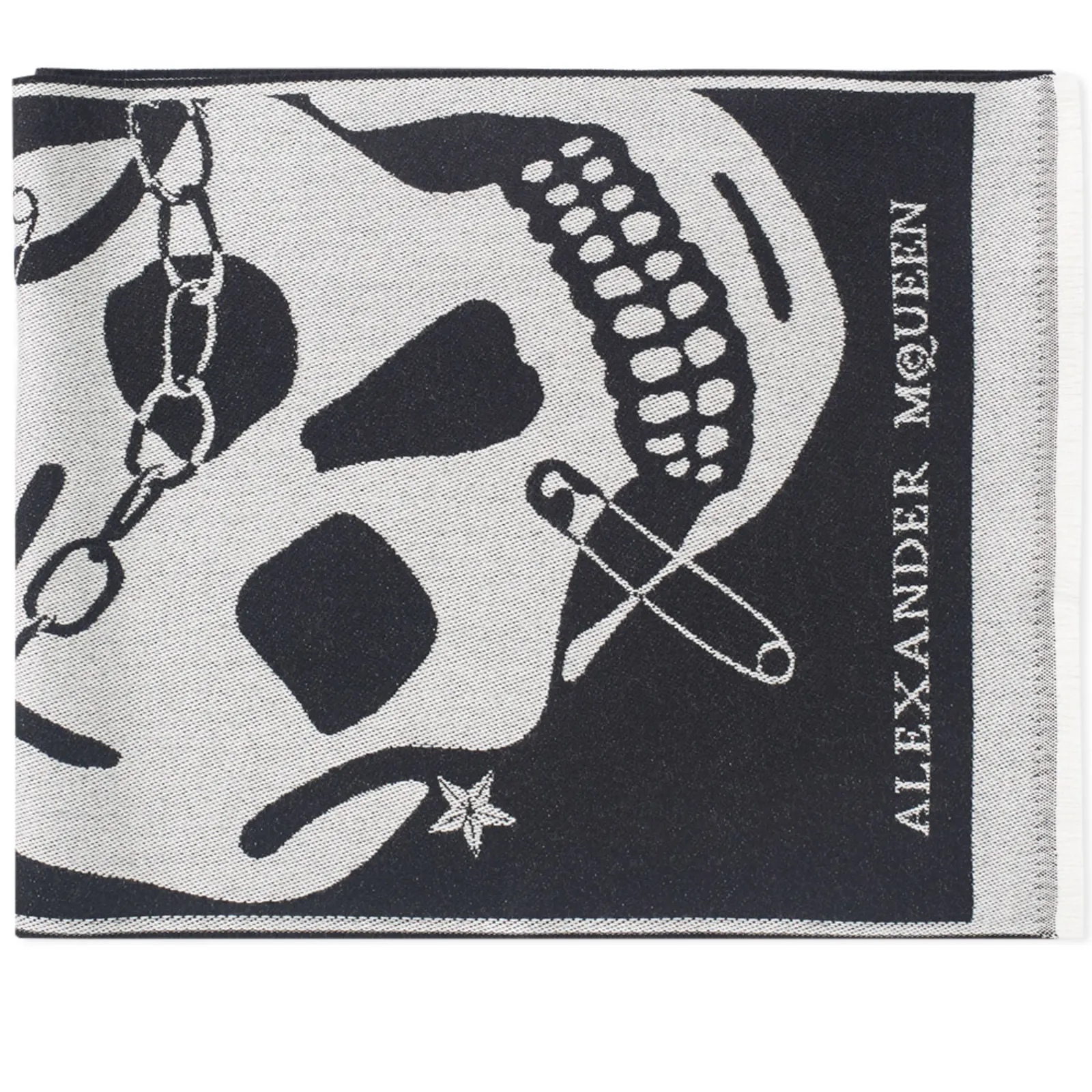 Alexander McQueen Large Skull Scarf