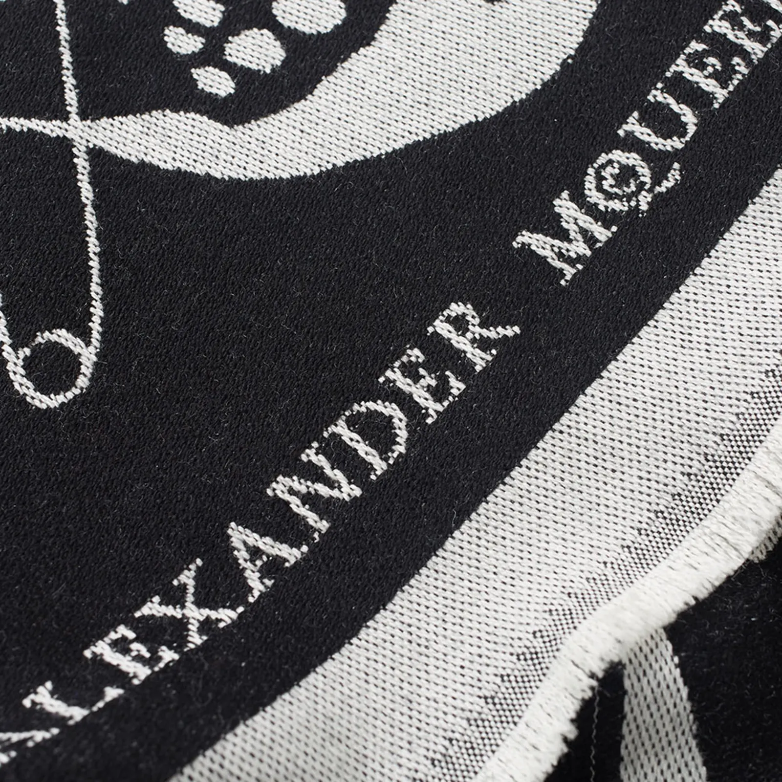 Alexander McQueen Large Skull Scarf