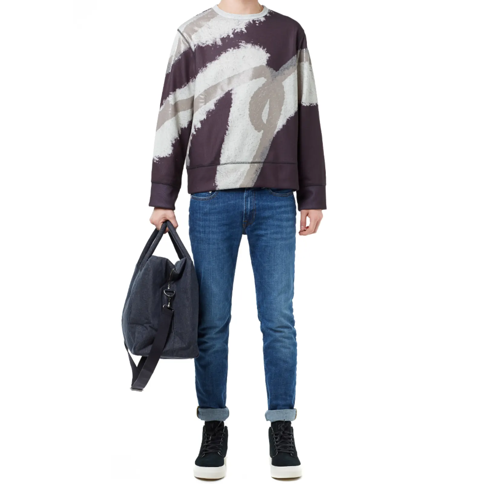 Acne Studios Campus Circular Crew Sweat 5 Acne Studios Campus Circular Crew Sweat
